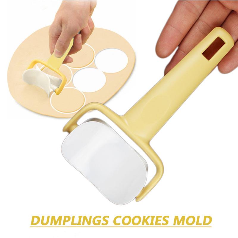 Cupcake Wrappers Pastry Tools Baking Cups Muffin Liners Dumpling Machine Biscuit Mould Round Roller Cutter Embossed Love