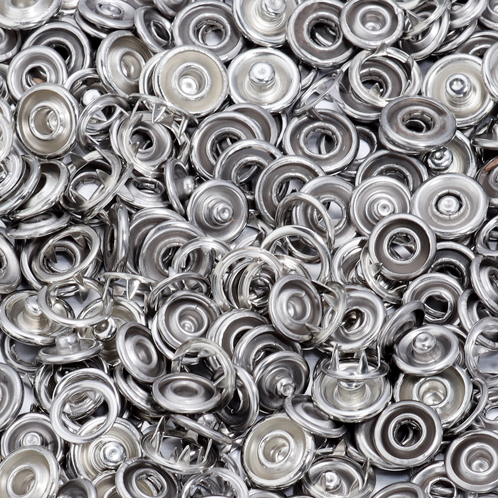 50 Satz/los 9,5/11mm Eisen Druckknopf Druckknopf Nieten Befestigungen Für DIY NäHenne Handwerk Ornament, Der Installation von Kleidung Taschen