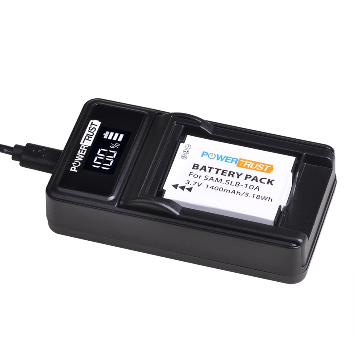 SLB-10A Batteries and Charger for Samsung EX2F HZ15W SL202 SL420 SL620 SL820 WB150F WB250F WB350F WB750 WB800F WB1100F Cameras