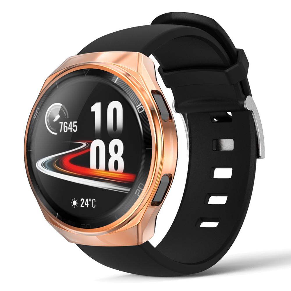 Funda para Huawei Watch GT 2e, carcasa suave de TPU, marco de cobertura completa, accesorios de reloj inteligente, parachoques + Protector de pantalla, reloj Huawei GT2E