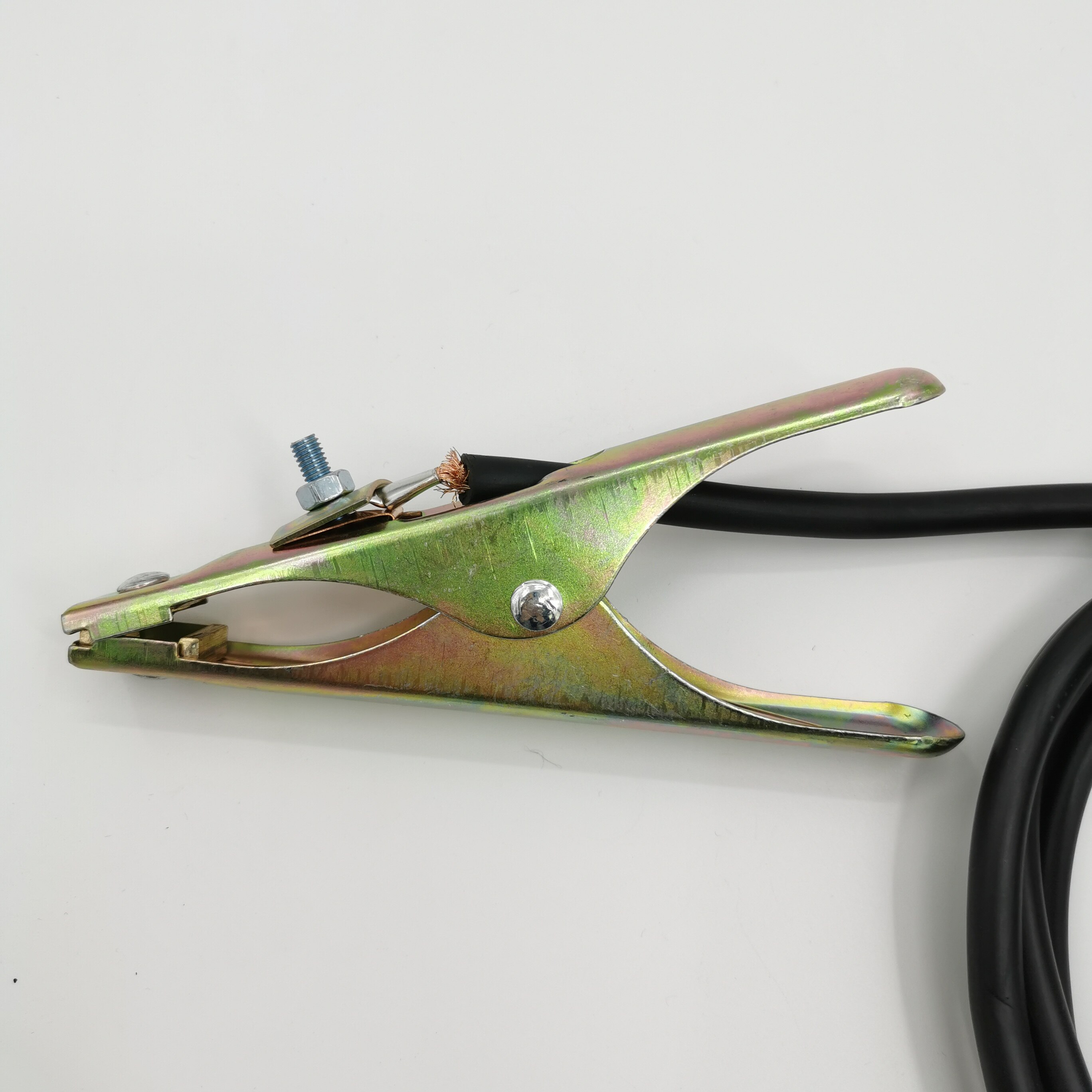 Welding Machine 300A Earth Clamp with 16mm2 3M Cable and Cable Connector Male Plug DKJ10-25