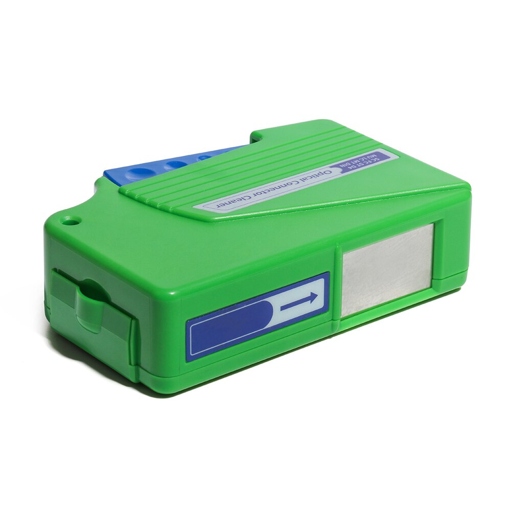 Fiber End Face Cleaning Box Fiber Wiping Tool Pigtail Cleaner Cassette Ftth Optic Fiber Cleaner Tools for FC/SC/ST