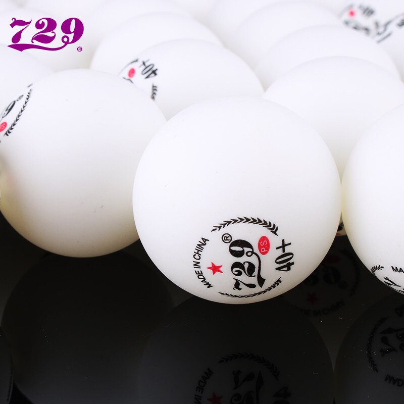 50 balls 729 Table Tennis Ball VERY 1-star 40+ seamed material plastic training poly ping pong balls tenis de mesa