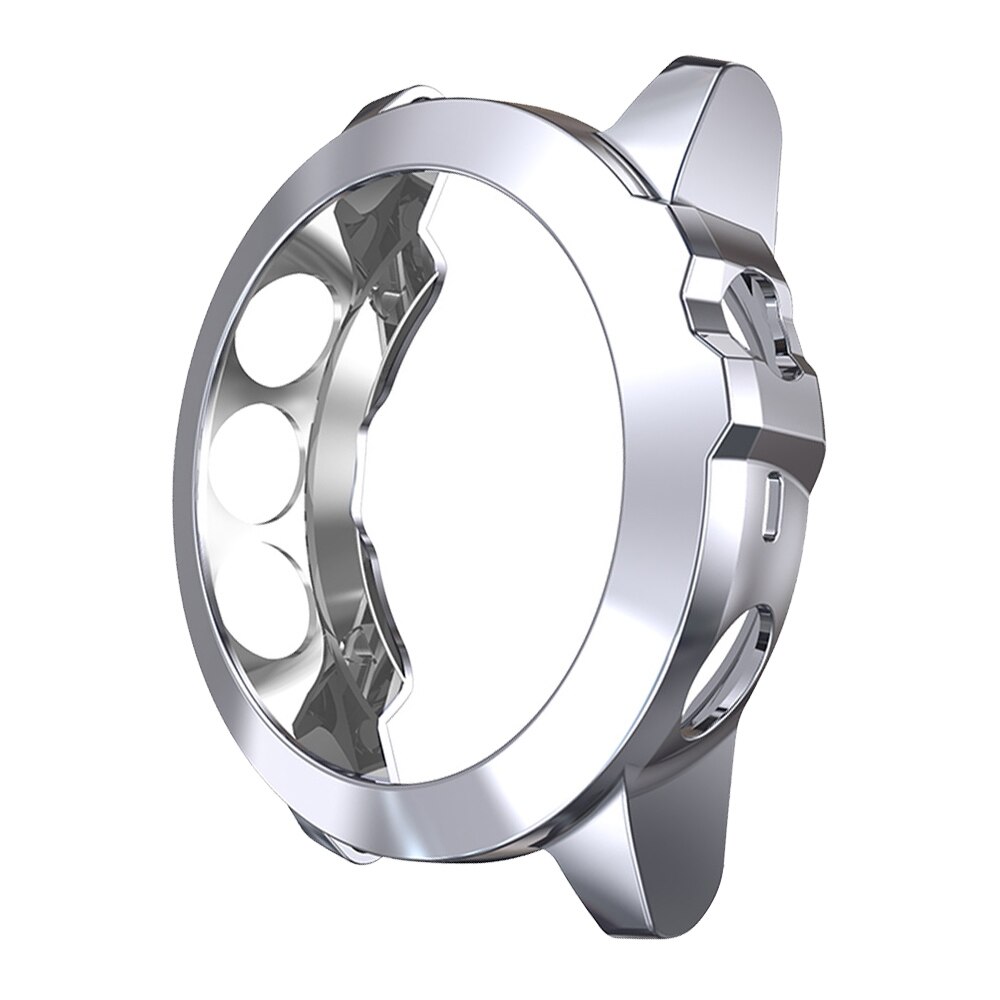 Étui de protection en TPU souple de couleur plaquée pour montre Garmin Fenix 5X, couvercle de montre léger pour Fenix 5 X, accessoires à coque fine: Gray