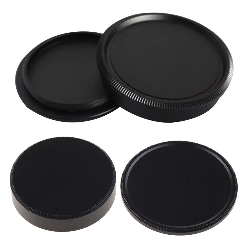 Copriobiettivo posteriore posteriore in lega di alluminio in metallo corpo fotocamera anteriore per accessori per obiettivi con attacco a vite M42