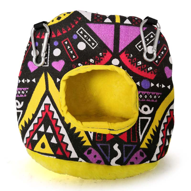 Peluche perroquet nid hamac confortable perroquet grotte maison suspendus oiseaux balançoire lit de couchage animal de compagnie oiseau Cage fournitures: Celebrity style / M