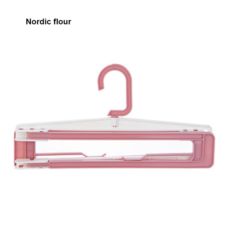 Opvouwbare Droogrek Multifunctionele Plastic Droogrek Handdoekenrek Huishoudelijke Lakens Lakens Dekens Drogen Wasgoed Organisatie: pink