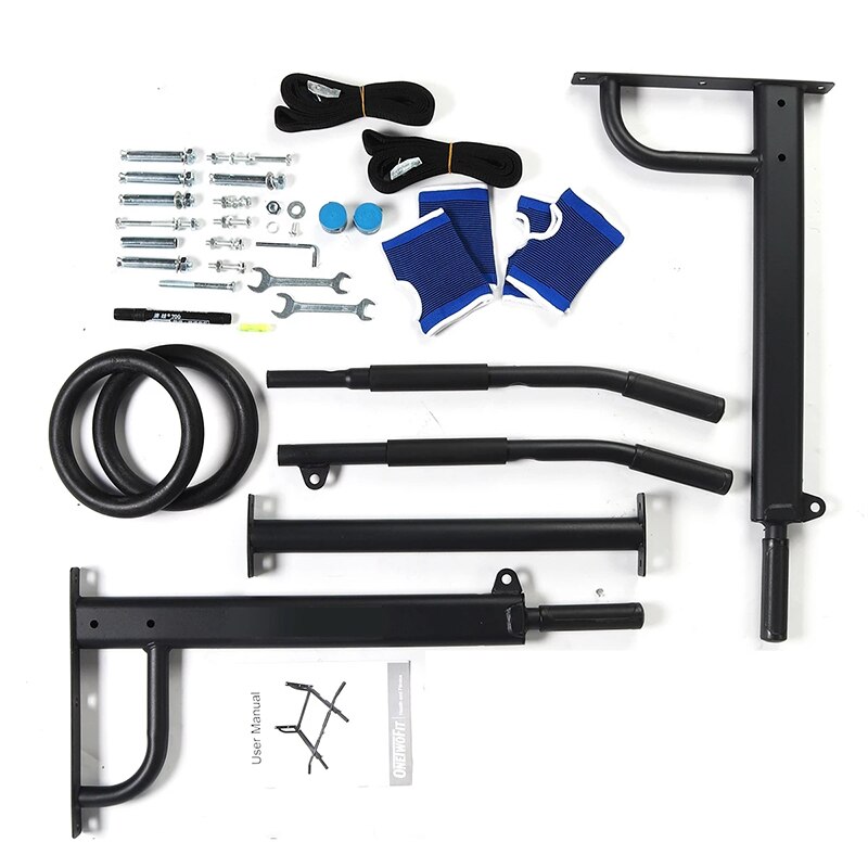 Multifunctional Rotatable Horizontal Bar Pull-ups Home Wall Fixed Wall Punch Single Parallel Bar Fitness Equipment