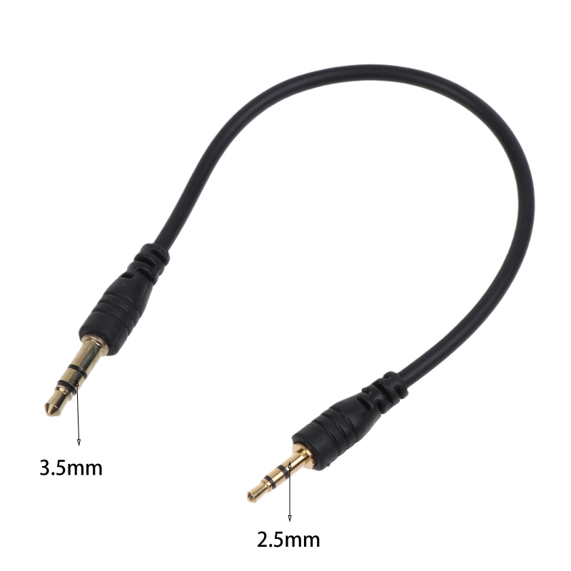 3.5Mm Naar 2.5Mm Kabel Jack Naar Male 2.5Mm Jack Male Stereo Aux Krulsnoer 3.5Mm naar 2.5Mm Connector