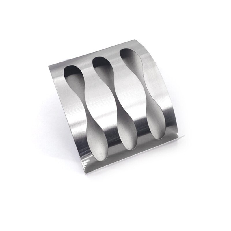 Stitch Toothbrush Holder Wall Mounted Shaver Holders Toothbrush Drain Storage Rack Stainless Steel Shelf Bathroom Accessories: Three Holes