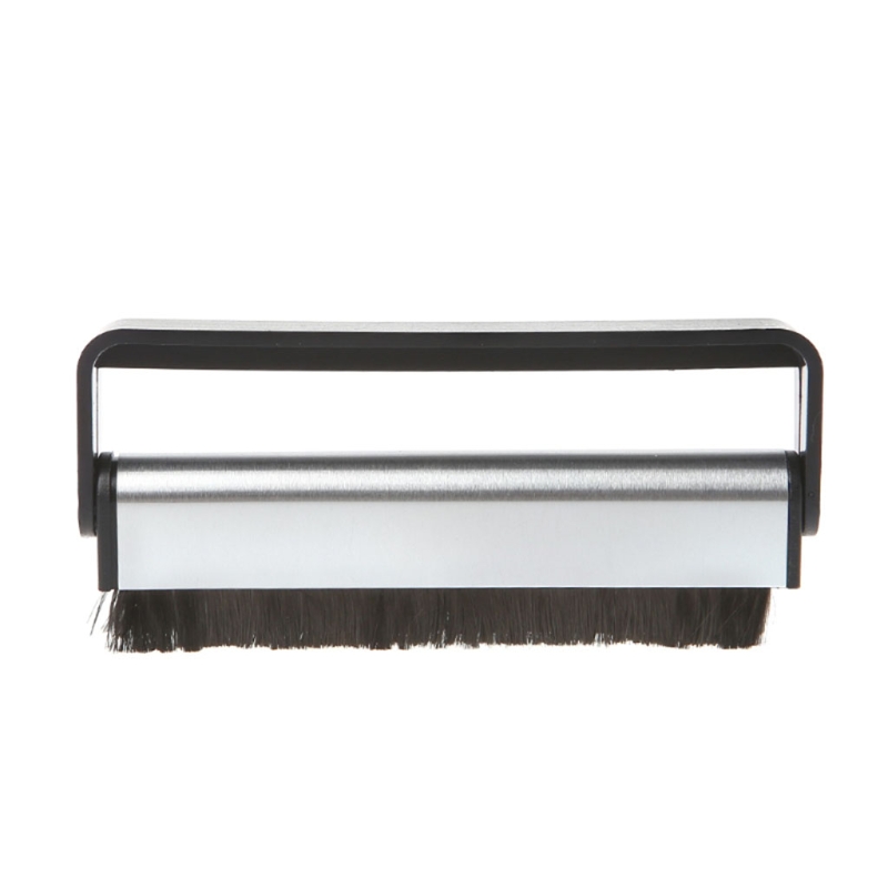 Vinyl Record Cleaner Vinyl Antistatic Carbon Fiber Record Dust Cleaner Brush and Stylus Brush Turntable Fibre Cleaning Carbon F