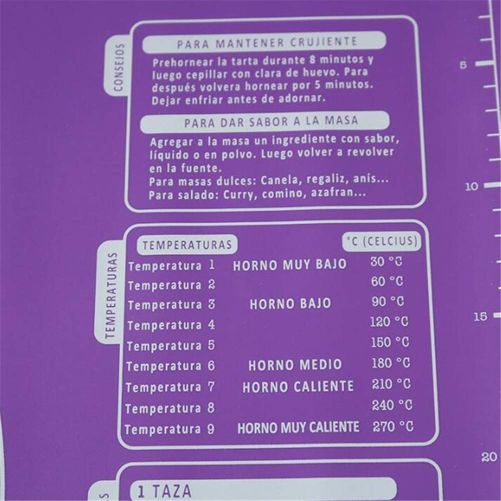 45x60cm Non-Stick Silicone Pad Baking Sheet Cupcake Dessert Soap Rolling Kneading Mat Baking Mat Scale Pastry Fondant Mat Tools