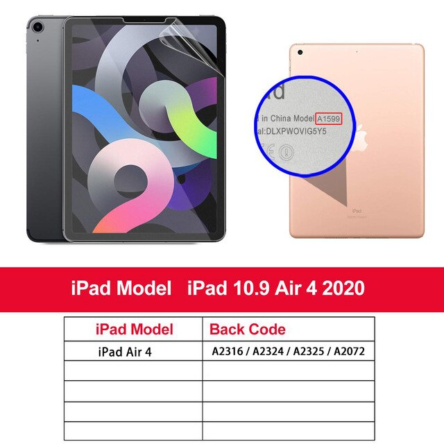 HD Hydrogel Film for Ipad Pro 11 9.7 10.2 10.5 mini 5 Air 4 3 2 1 Protective iPad 8th 7th generation Screen Protector: for  ipad air 4 10.9