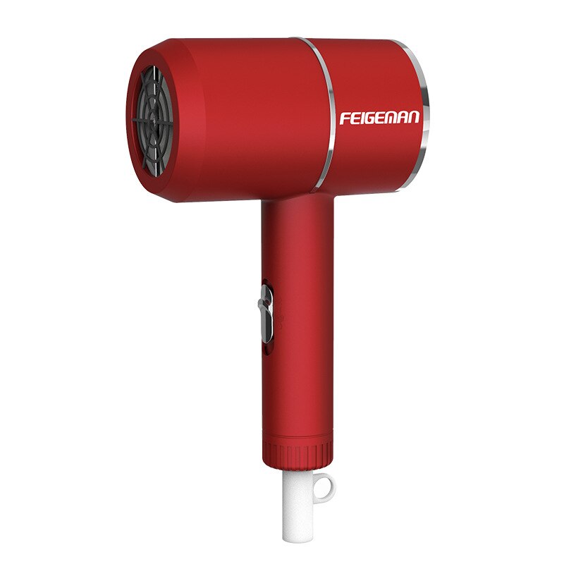 2200W Portable Mini Hair Dryer For Hair Blow Dryer Styling Tools /Cold Air Blow Dryer 3 Gear Adjustment 220V: Red
