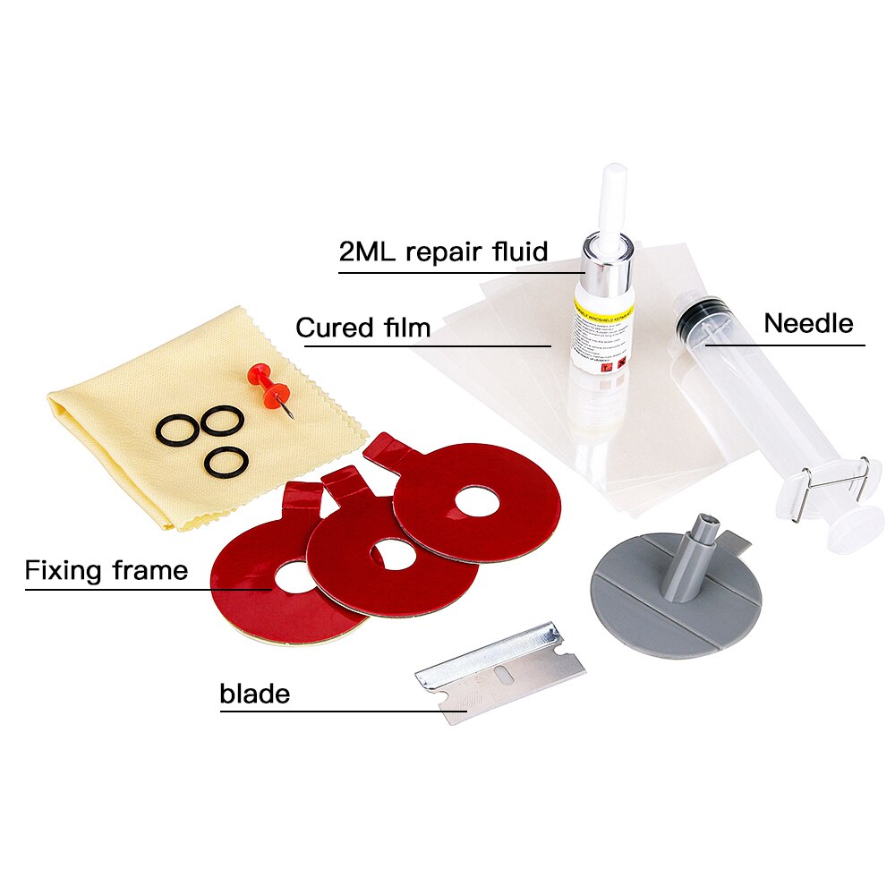 Car Windscreen Repair Kit Glass Windshield Restore Repairing Tools Set UV Light DIY Car Auto Kit Glass for Chip Crack Z2