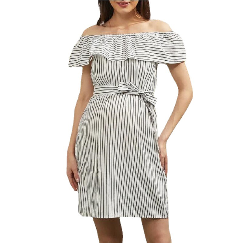 Stillkleid Mit Streifen - Schwangerschafts Tunika Für Sommer & Stillzeit