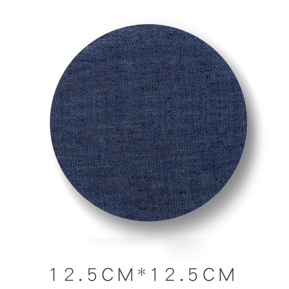 Denim Patches Heat Transfers Iron On Sew Reparatie Jeans Elleboog Knie Terug Patch Voor Kleding Stickers Decoratieve Applicaties: D-Royal Blue