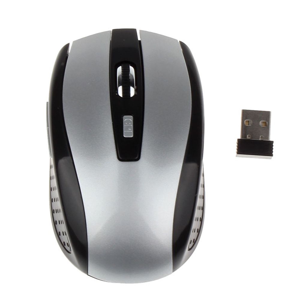 6 Buttons Laptop Notebook PC Mouse Cordless Optical Game Mice 3 Adjustable DPI 2.4G Wireless Gaming Mouse