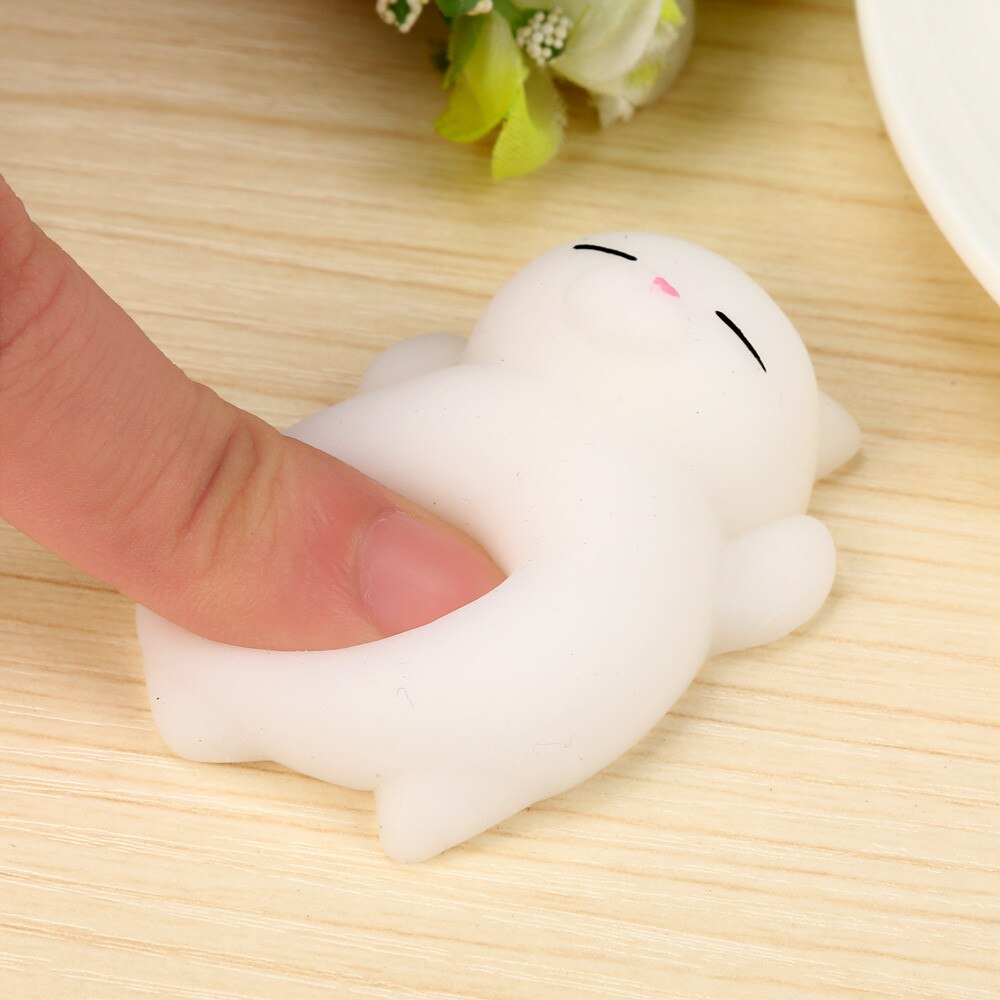 Cute Mochi Squishy Cat Squeeze Healing Fun Kids Kawaii Toy Stress Reliever Decor Toys for kids Birthday Christmas