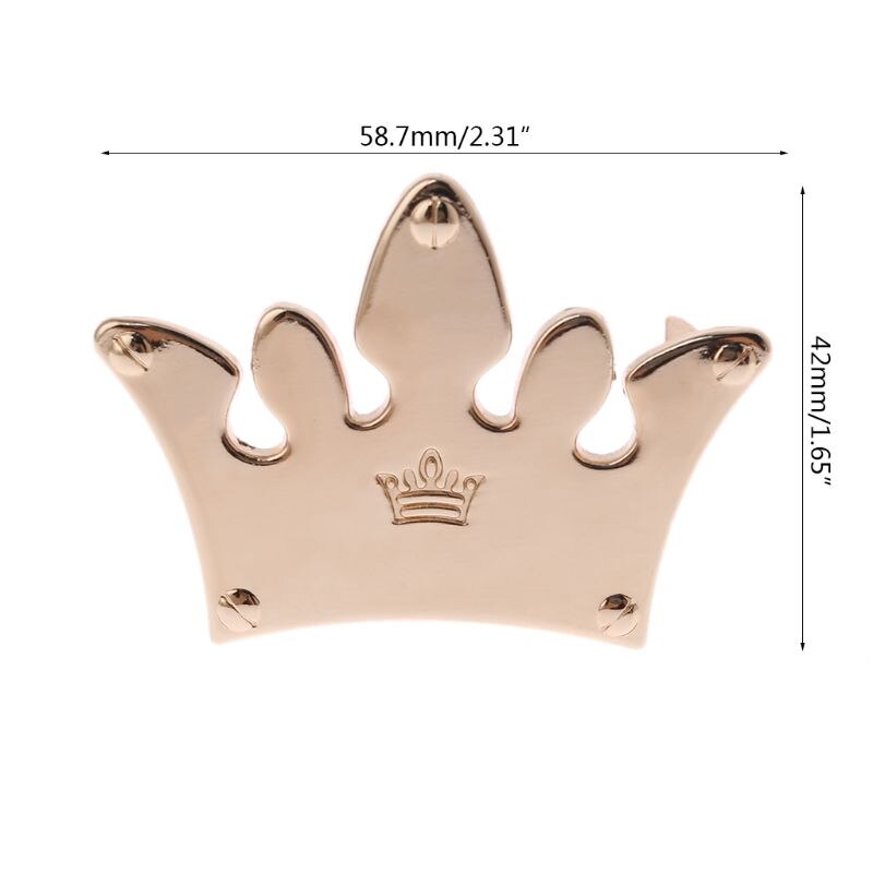 Korona torba metalowa ozdoba dla majsterkowiczów torebka na ramię torby akcesoria sprzętowe