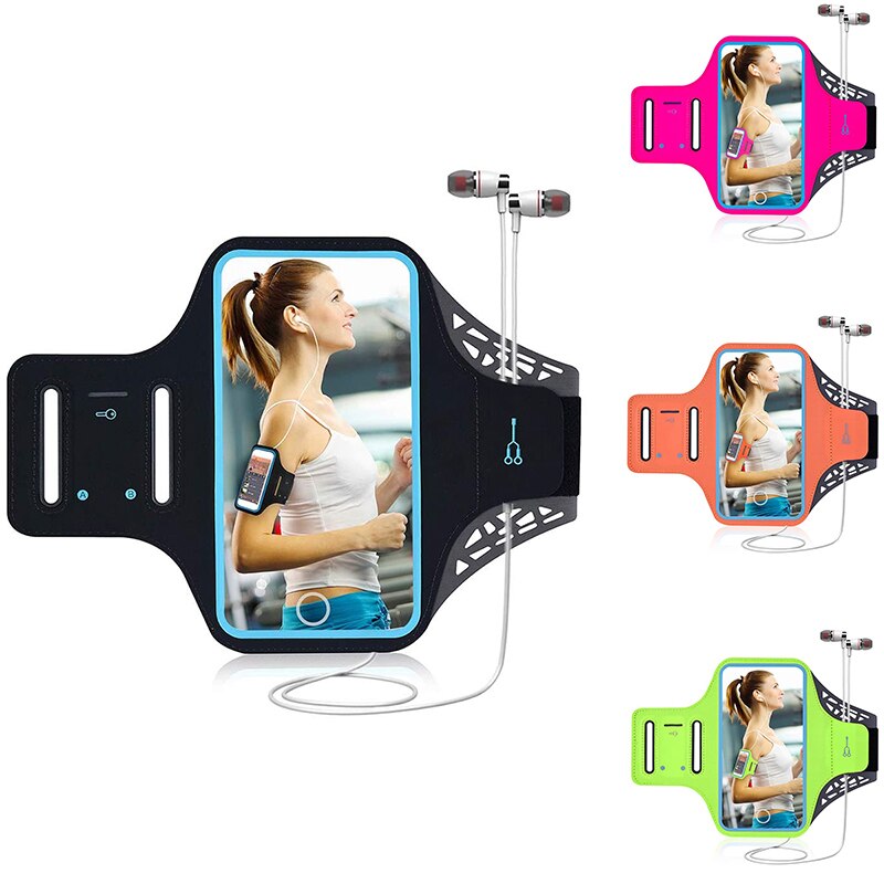 Universel Étanche Téléphone Bras De Suspension réglable Pour Le sport, La randonnée, le vélo, porte Avec empreinte digitale Appuyez Sur la Touche