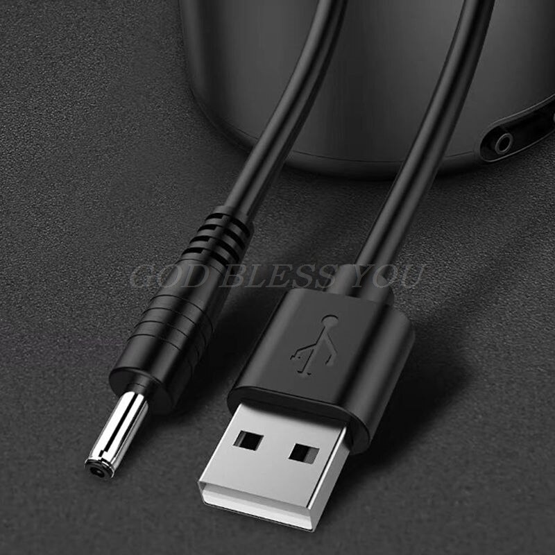 Usb til  dc 3.5v opladningskabel udskiftning af foreo luna / luna 2/ mini / mini 2/ go / luxe ansigtsrens usb opladerledning 100cm