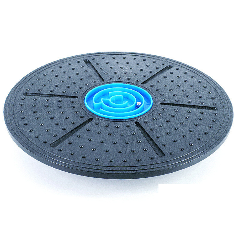 Yoga Fitness Balance Board 360 ° Rotatie Schijf Stabiliteit Met Doolhof Massage Abs Ronde Platen Voor Gym Thuis Taille Twist training: Blue maze