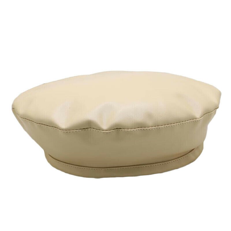 Naiset pu nahkabaretti ranskalainen taiteilija kevät pipo hattu vintage plain baretti hatut yksiväriset naisten nahkahatut: Beige