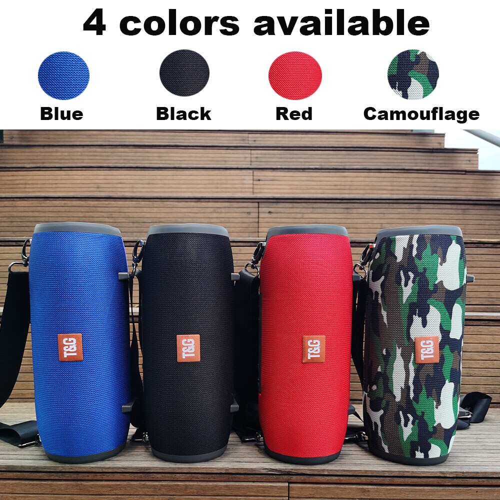 High Power 40W Bluetooth Speakers Waterdichte Draagbare Kolom Voor Pc Computer 3D Stereo Subwoofer Boom Box Music Center Fm radio