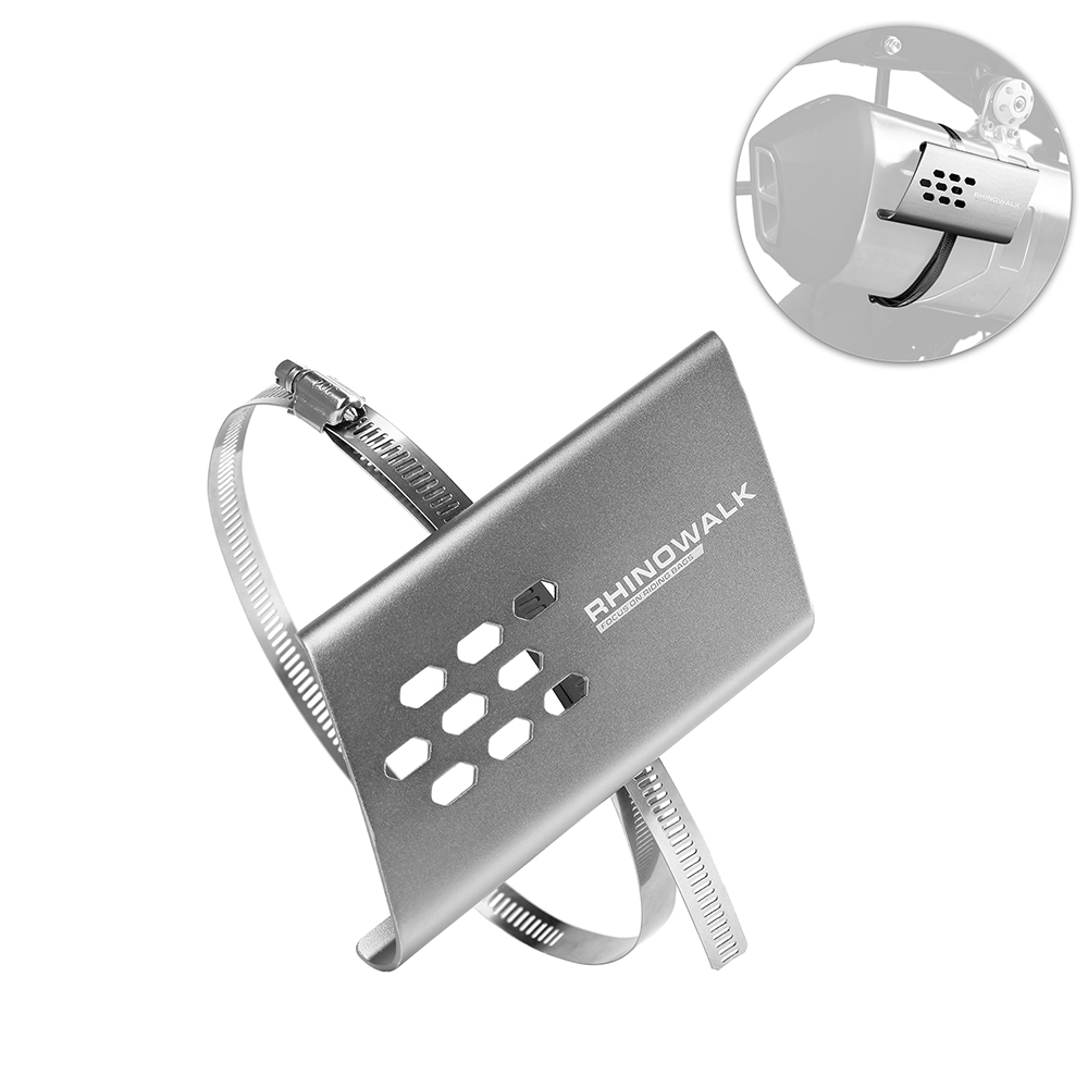 Rhinowalk Moto Di Scarico Scudo Termico Copertura Tubo di Protezione Moto guardia kit anti-scottatura 1PC O 2PC Accessori Motore