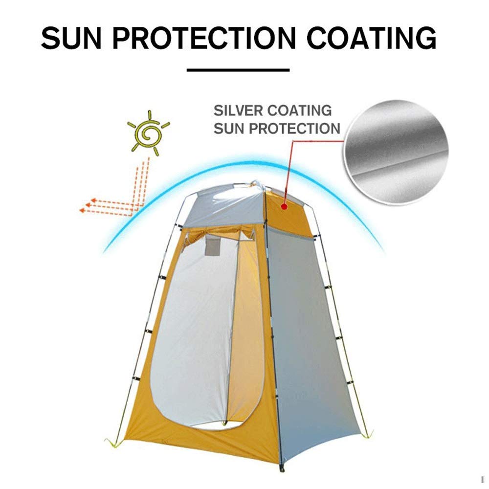 Portable Shower Toilet Tent Camping tents Outdoor Waterproof Change BathRoom Sun Shelter Open Up Tent