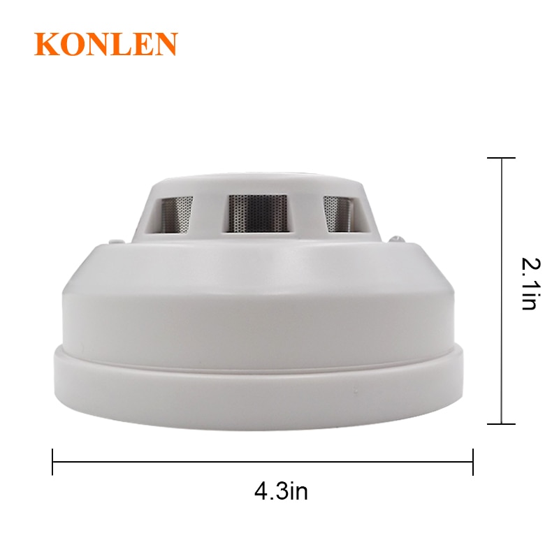 KONLEN Photoelectric Wired Smoke Detector Sensor 1 Vicedeal KONLEN Photoelectric Wired Smoke Detector Sensor 1 Vicedeal