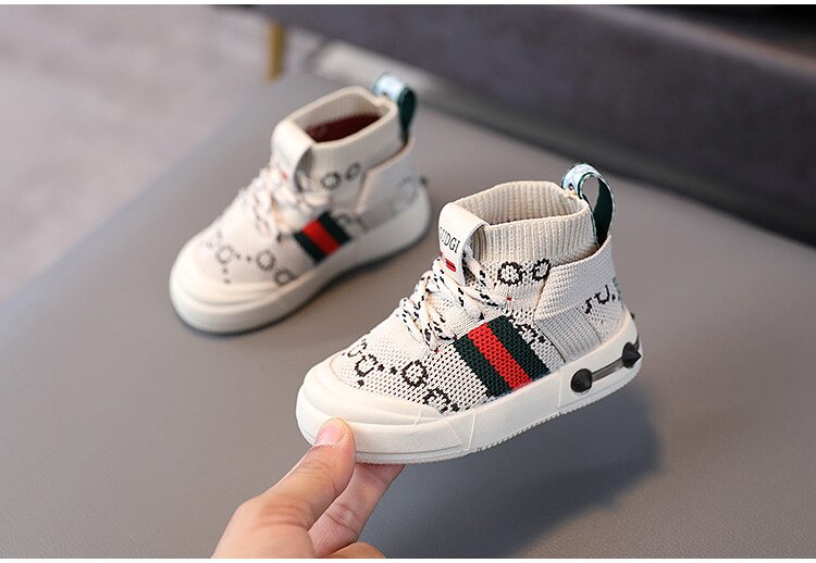 Autumn Kids Shoes Unisex Toddler Girls Boys Sneakers Mesh Breathable Casual Children Shoes Size 21-30