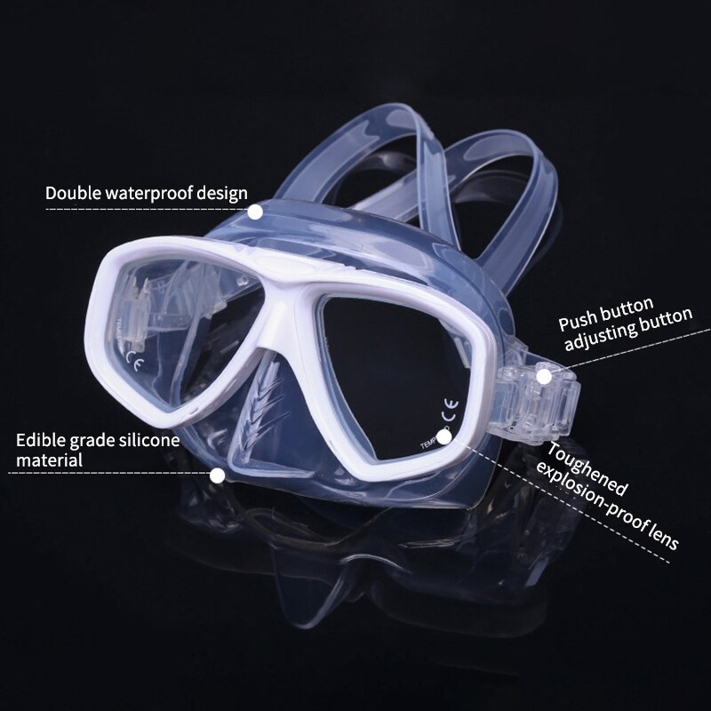 Zwemmen Apparatuur Gezicht Maskers Anti Masker Anti Fog Spuiten Duikbril Scuba Siliconen Duikbril Onderwater Snorkel Bril