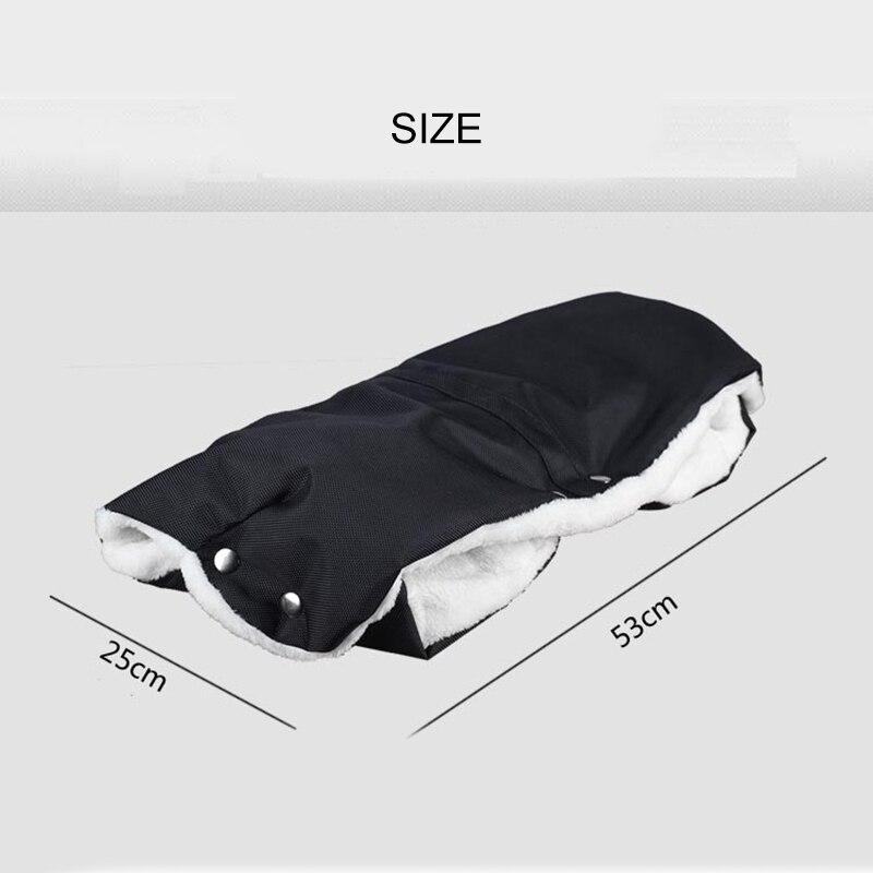 Gants de poussette chauds d&#39;hiver pour bébé, , imperméable, moufle, Buggy, épais, en laine