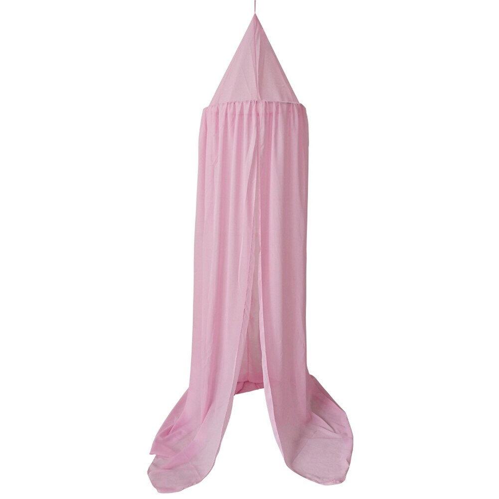 240cm Kids Children Bedroom Bed Dream Curtain Tent Canopy Hanging Summer Mosquito Net Decor: Pink