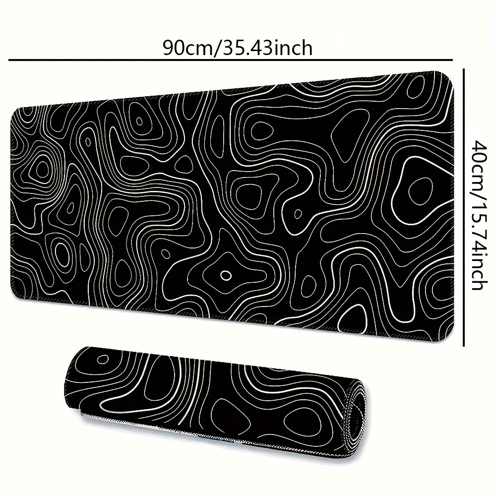 1PC Large Mouse Pads For Desk, Gaming Mouse Pad, Mouse Pad with Stitched Edges and Non-Slip Rubber Base, Extended Mouse Pad: Coffee