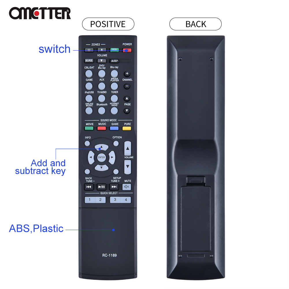 RC-1189 para piezas de receptor AV de Control remoto Denon AVR-S700W AVR-S710W AVR-S720W AVR-X1100W AVR-X1200W