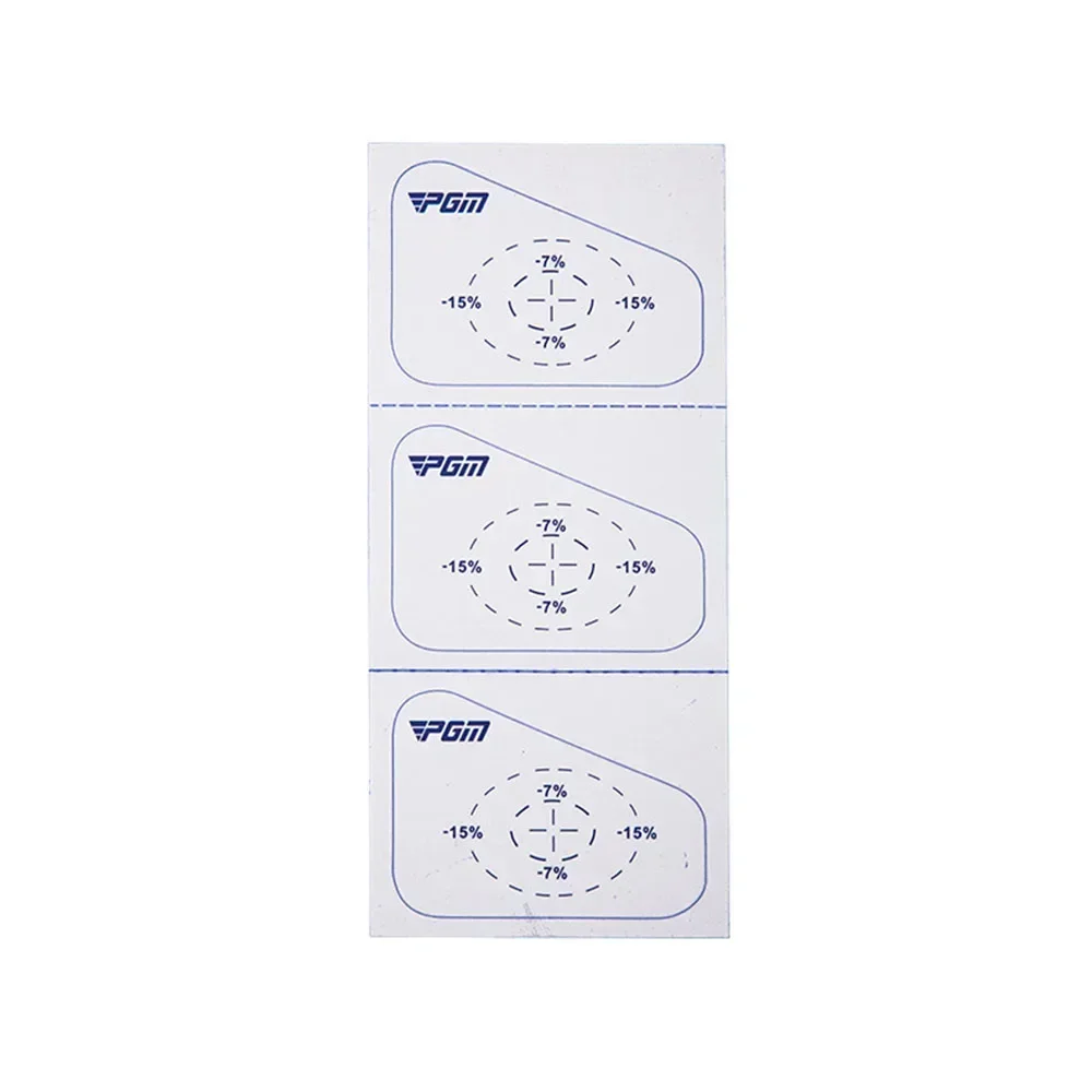 Golf Impact Aufkleber, Golfschläger Hit Paper, Golfballstempel, Swing Practice Training Assist Impact Aufkleber, 6 Schlägeretiketten pro Packung