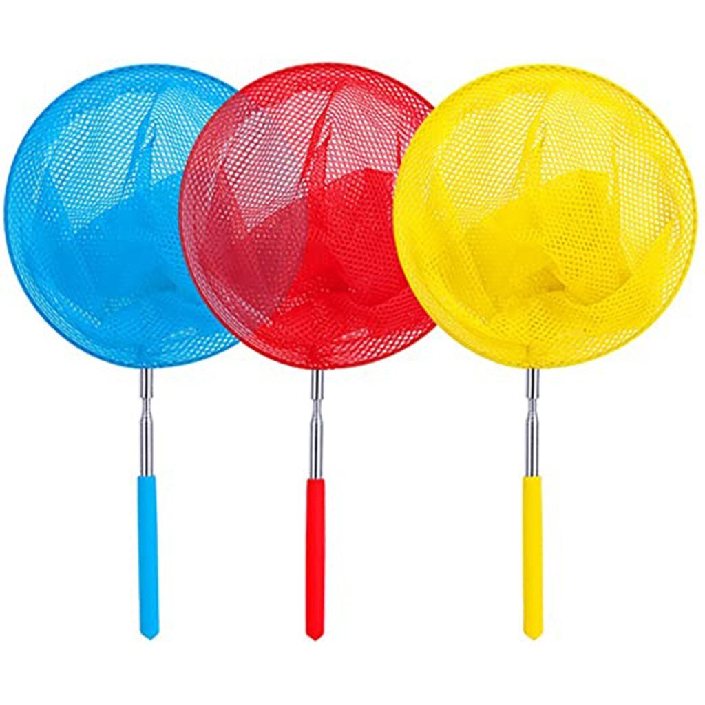 Fishing Landing Net Tool Lightweight Aluminum Alloy Retractable Foldable Fish Net Boat Fish Net Kids Catching Butterflies Tool: A