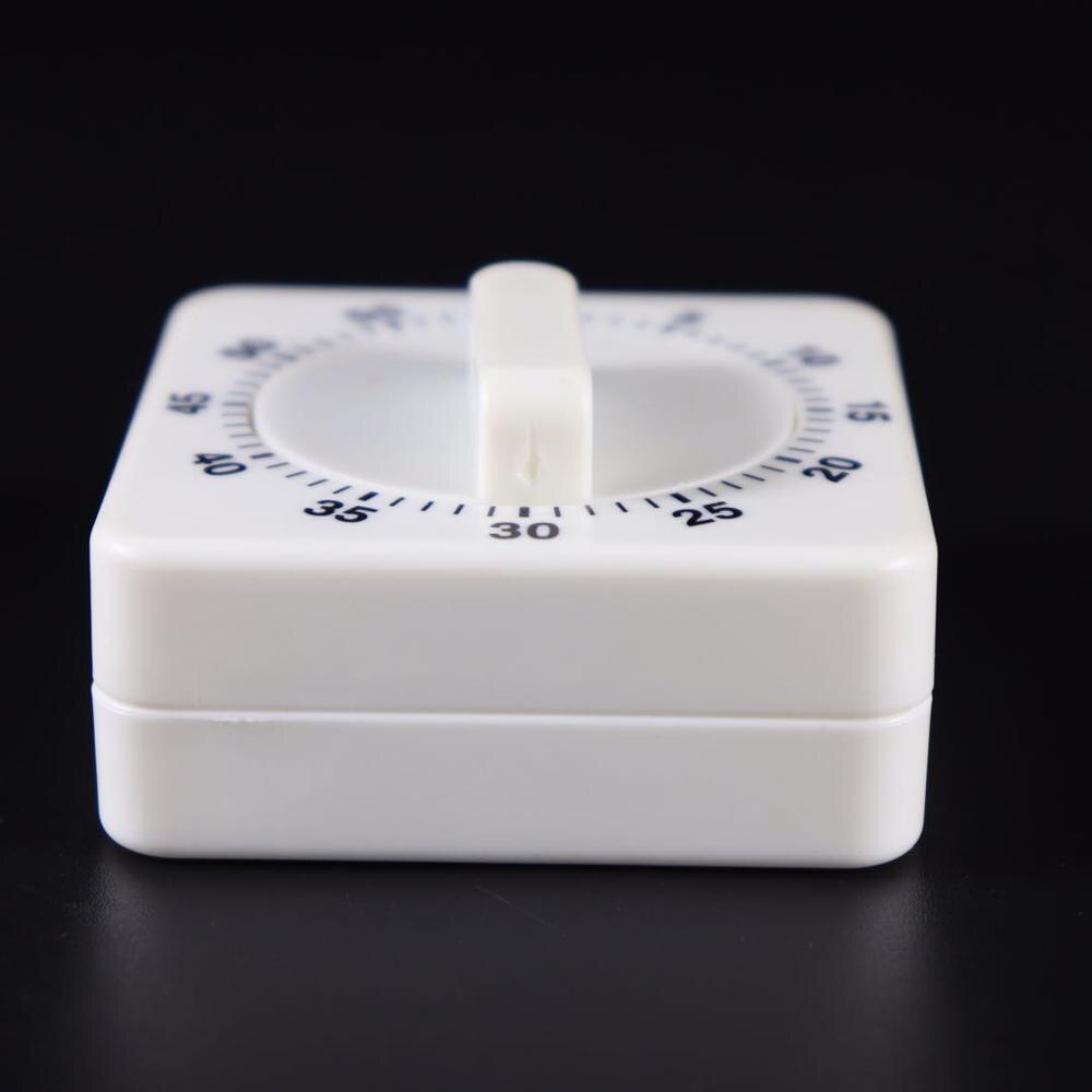 Kitchen small square pendulum timer 60 minutes timer reminder mechanical timer alarm clock