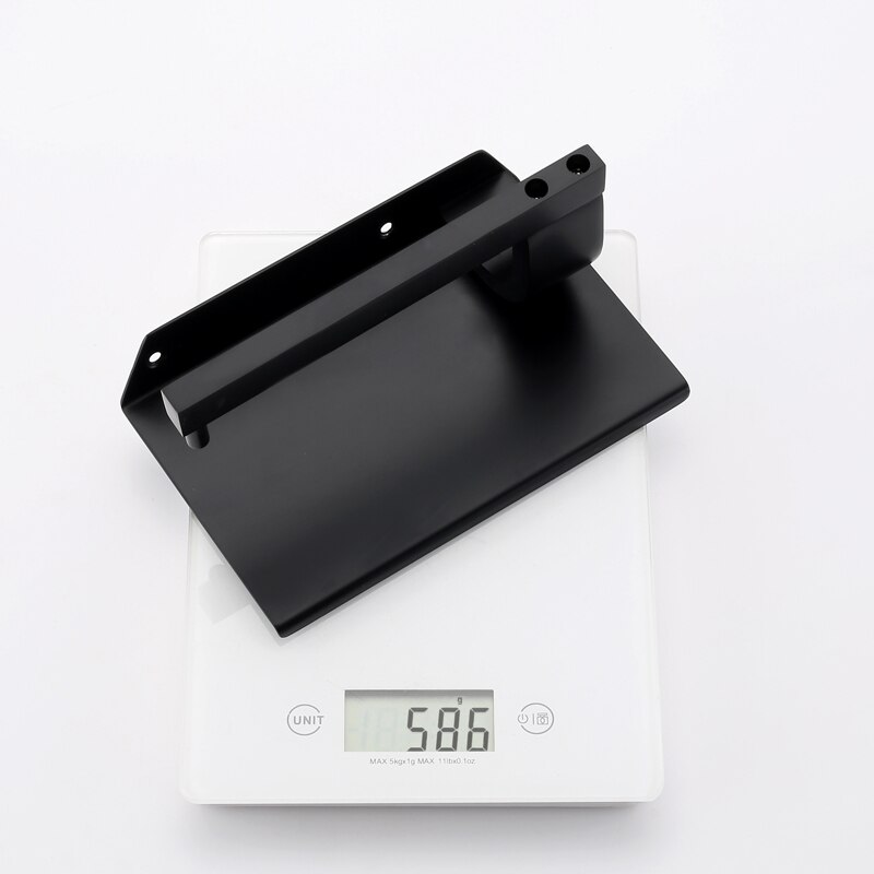 Soporte para papel de cocina, de acero inoxidable, Portarrollos de papel negro para baño, soporte de papel higiénico, soporte de papel para baño hardwa