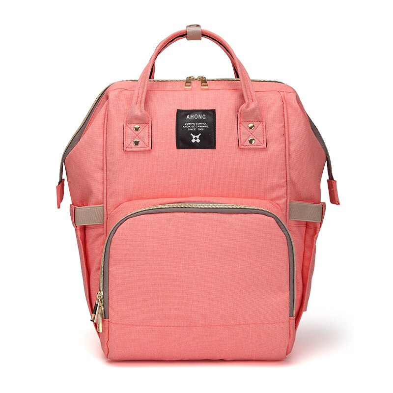 neue Stil Windel Tasche Multi-funktions Große-Volumen Mama Und Baby Rucksack Pflege Rucksack frauen Koreanische-stil Momm: Coral