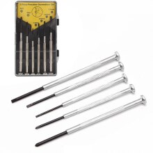 6Pcs/Set Mini Precision Screwdriver Micro Jewelers Mini Watchmakers Tool PH0 PH1 Manual DIY Screwdriver Handle Set With Tool Box