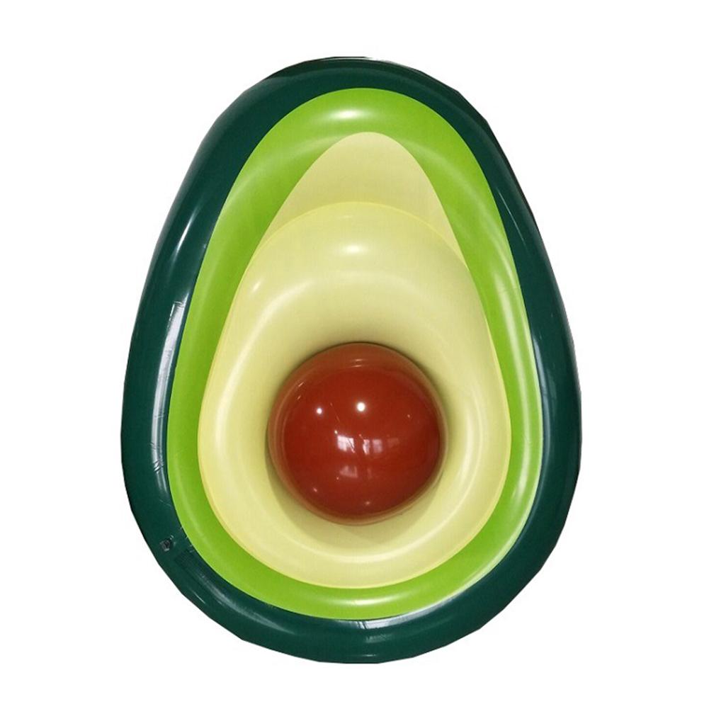 Inflable aguacate piscina flotador verano playa natación flotador pelota playa juguete agua deportes aire cojín para niños adultos de