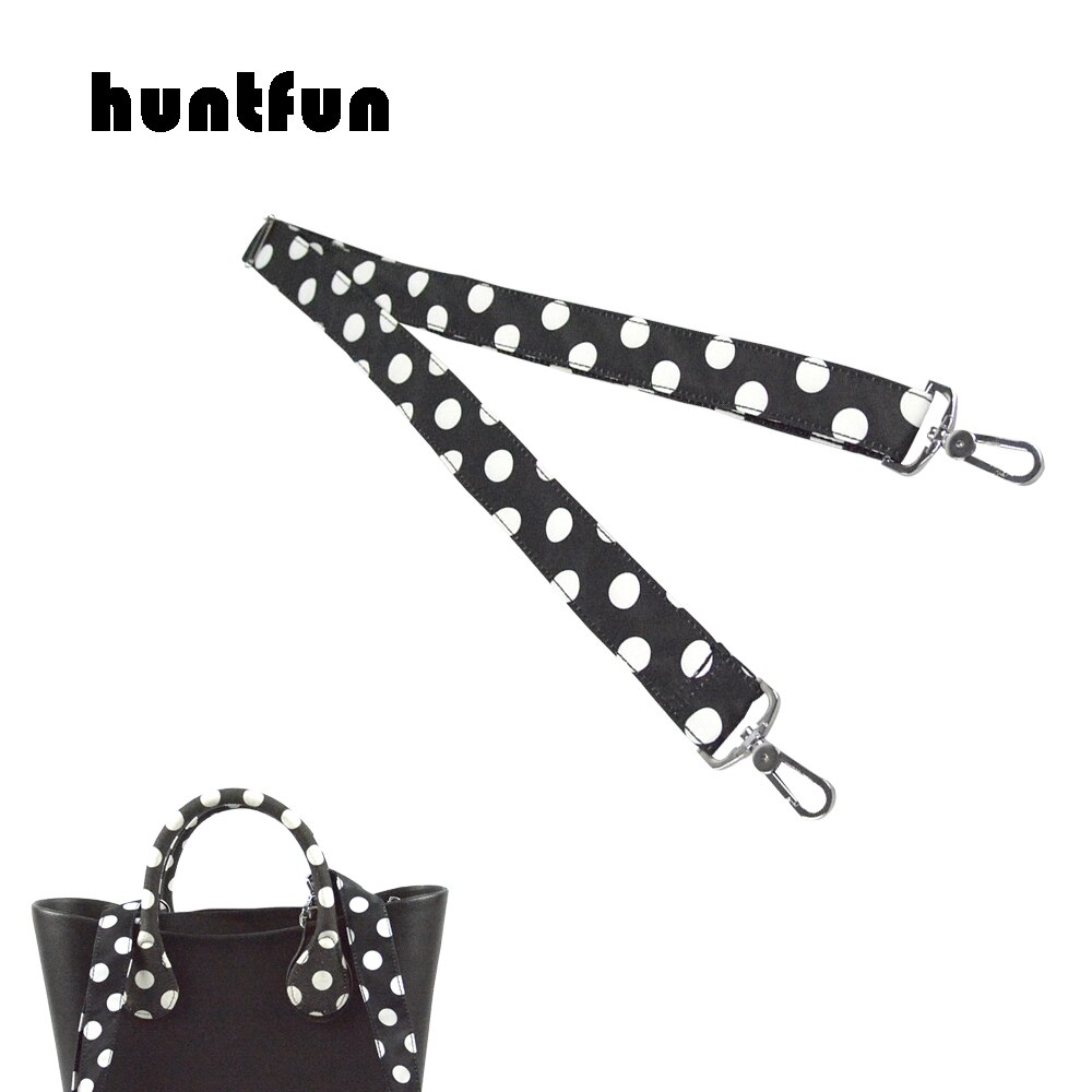 Tanqu 1 stycke mjukt blommigt handtag med justerbart längd med spänne för klassiska mini obag handtag för o väska för handväska damväskor