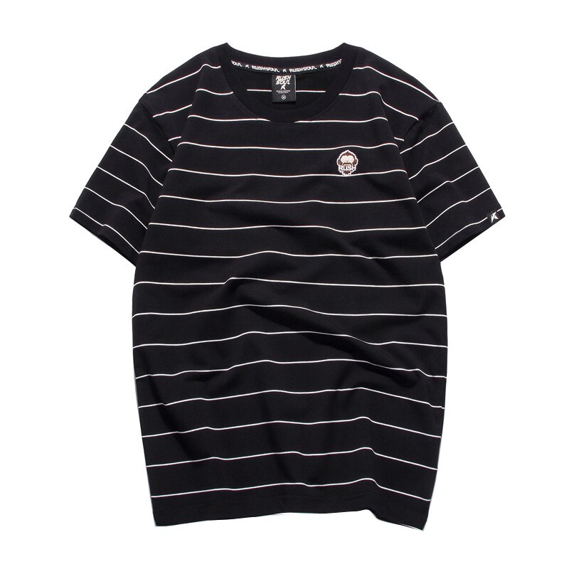 Men's Casual simple horizontal stripes for lovers T-shirt