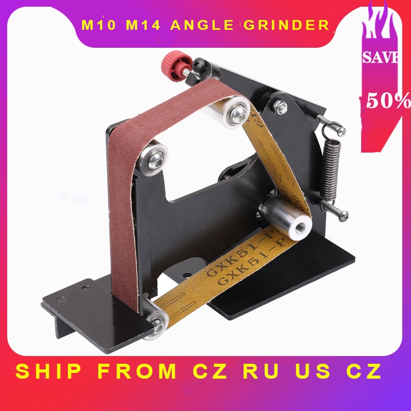 Multifunctionele Ijzer Hoek Grinder Schuren Riem Adapter Accessoires Van Schuren Machine Slijpen Polijsten Machine