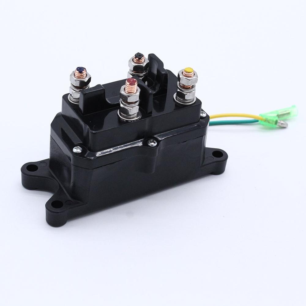 All-terrain Vehicle Electric Winch Relay Contactor For ATV UTV Winch Rocker 12V Electromagnetic Relay Thumb Switch