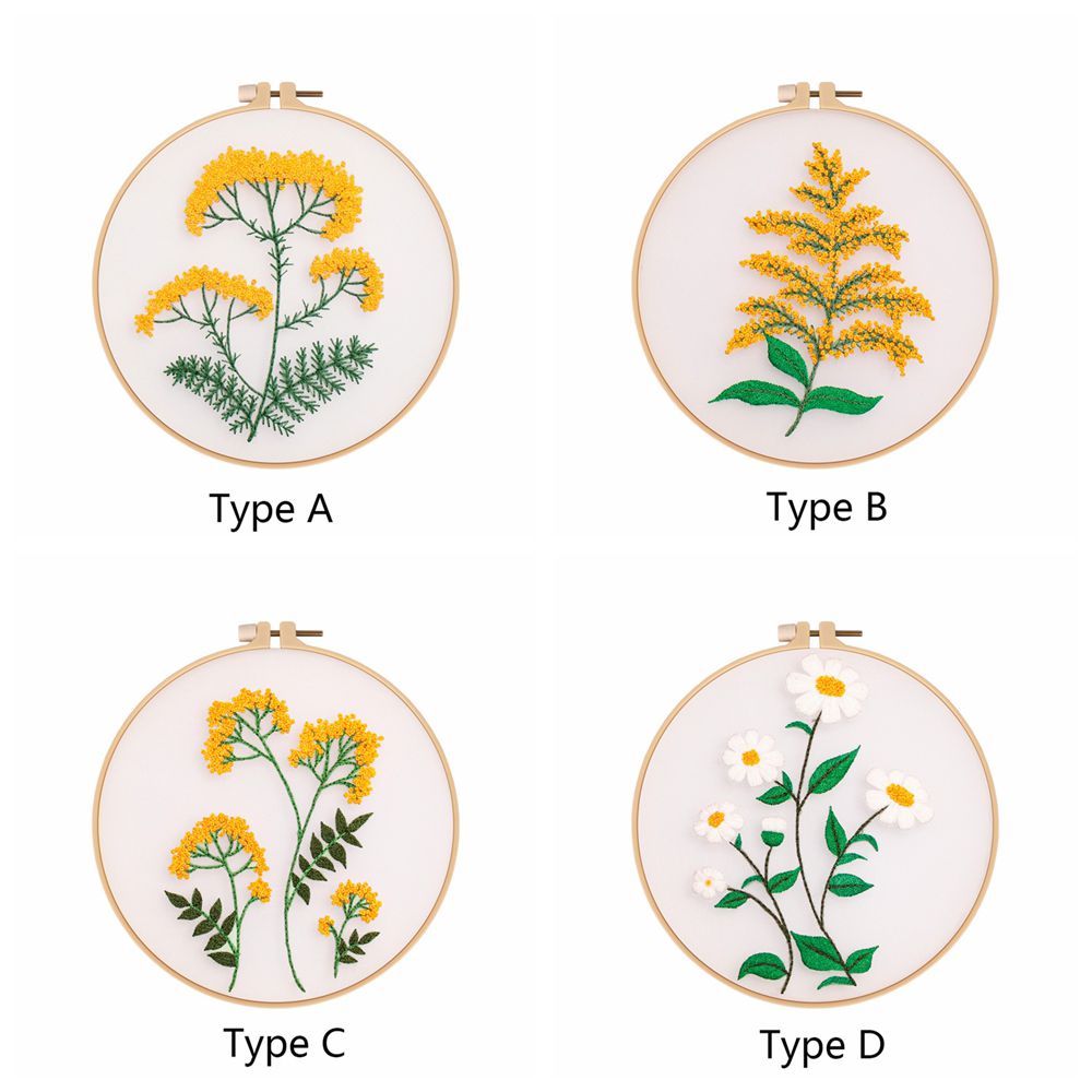 Manual DIY Needle Arts Arts Crafts Embroidery Set Needlework Tools Cross Stitch Kit Embroidery Material Bag